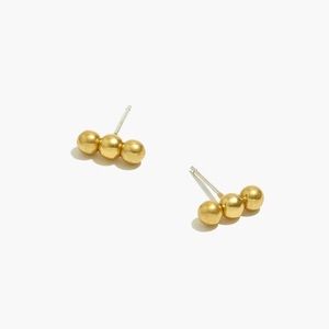 Madewell Triple Ball Stud Earrings